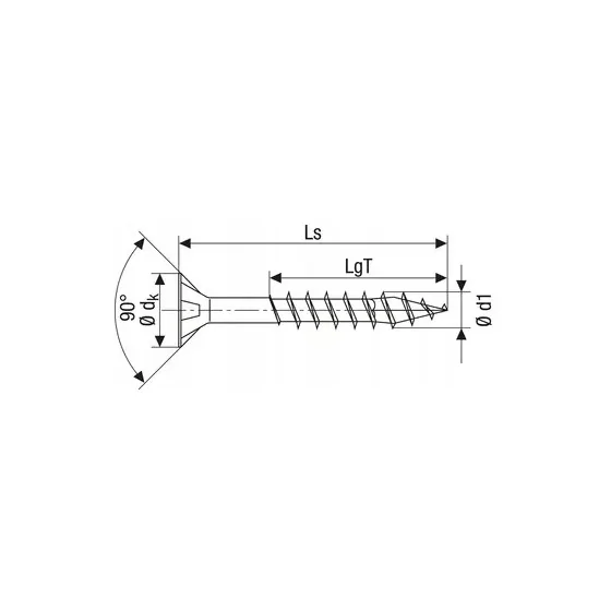 WKRĘT DO DREWNA OCYNK BIAŁY (200) TXTG 4.0*30MM WIROX MINI - 0191010400303.