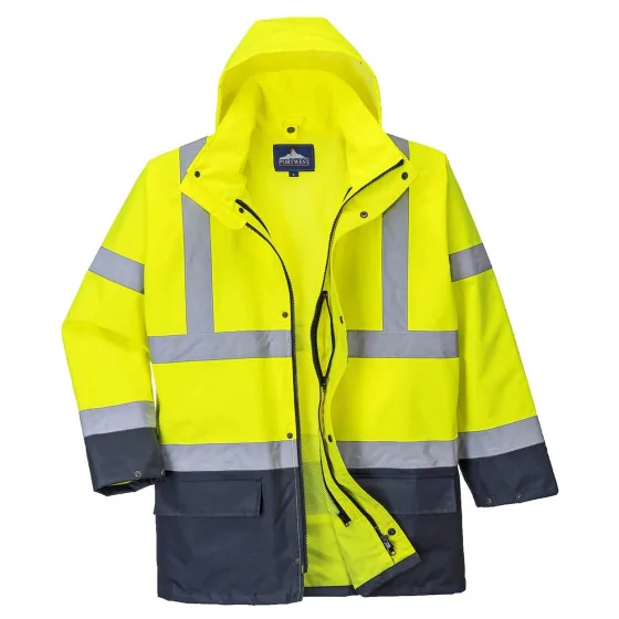 KURTKA OSTRZEGAWCZA OCIEPLANA S766YNR HI-VIS 5W1 XXXL 