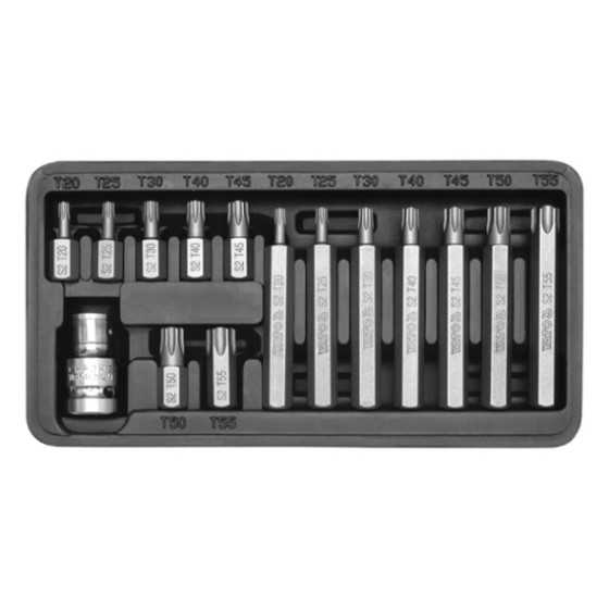 KOMPLET KLUCZY SPECJALNYCH 15CZ TORX - YT-0411.