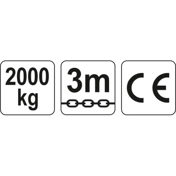 WCIĄGNIK ŁAŃCUCHOWY 2.0T - YT-58953.