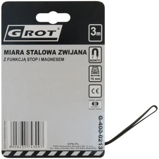 MIARA ZWIJANA GROT 3M*16MM 