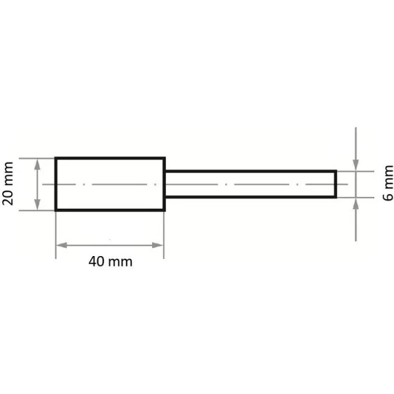 ŚCIERNICA TRZPIENIOWA NK 24 N BA MIĘKKA 20*40*6 