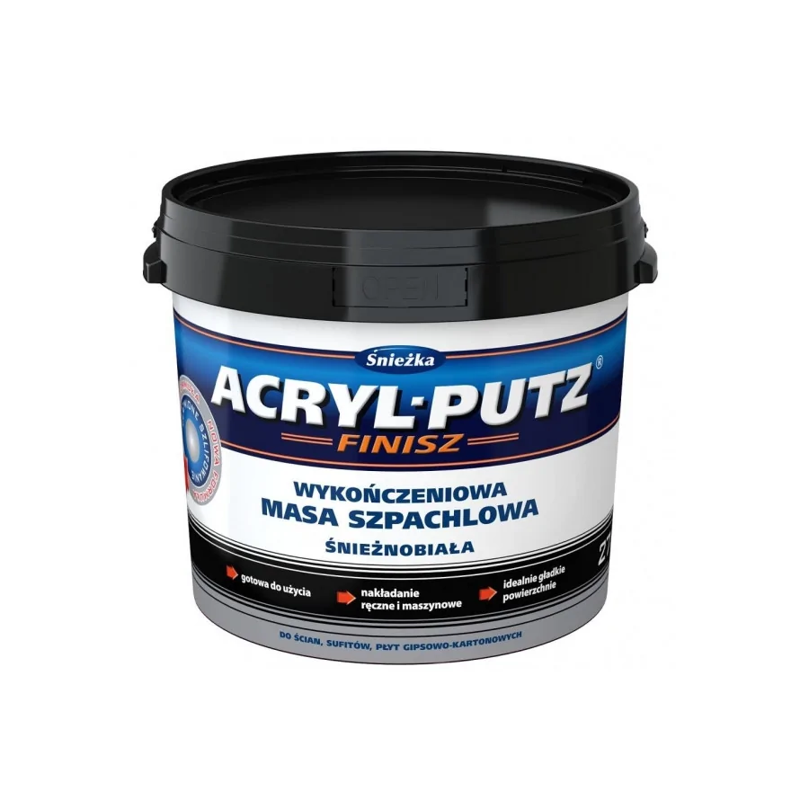 ŚNIEŻKA SZPACHLA ACRYL PUTZ FINISH 1.5KG 