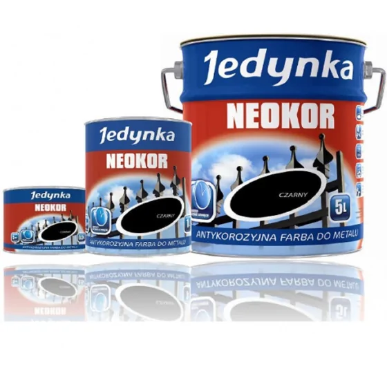 ANTYKOROZYJNA FARBA PODKŁADOWA NEOKOR ALUMINIOWA 5L 