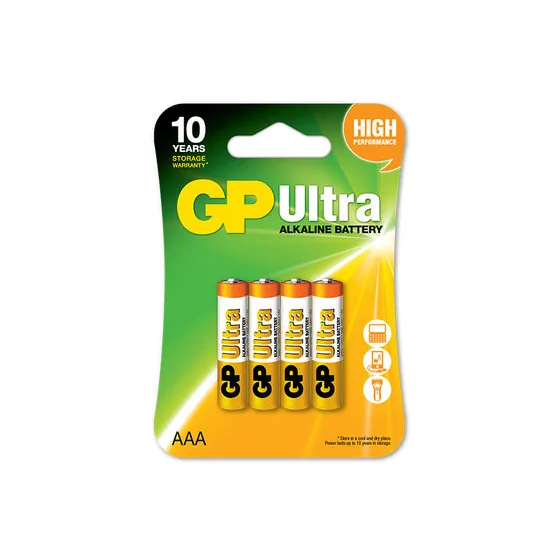 BATERIA ULTRA ALKALINE AAA LR3 1.5V 4SZT 