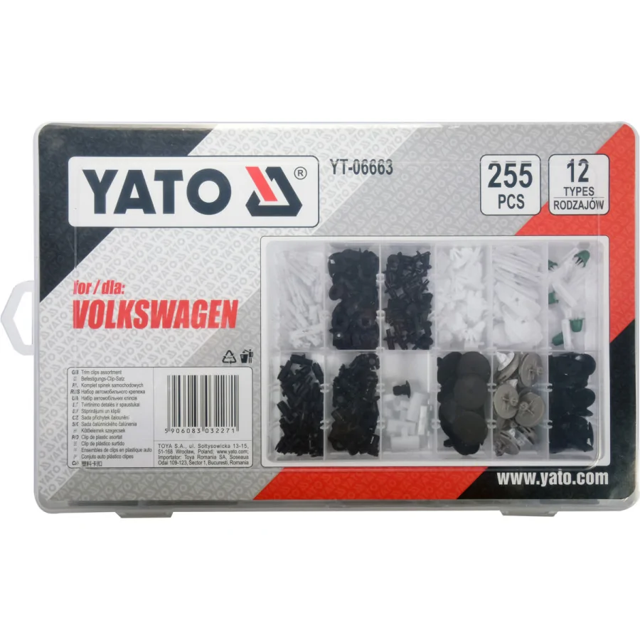 KOMPLET SPINEK SAMOCHODOWYCH VOLKSWAGEN 255SZT - YT-06663.