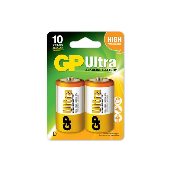 BATERIA ULTRA+ ALKALINE LR20 1.5V 2SZ 