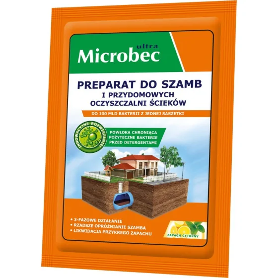 PREPARAT DO SZAMB MICROBEC ULTRA 25G SZTUKI 