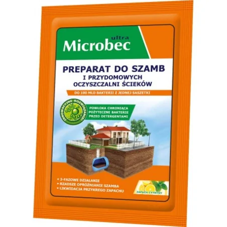 TABLETKA DO SZAMB MICROBEC ULTRA 20G SZTUKA 