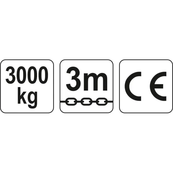 WCIĄGNIK ŁAŃCUCHOWY 3.0T - YT-58954.