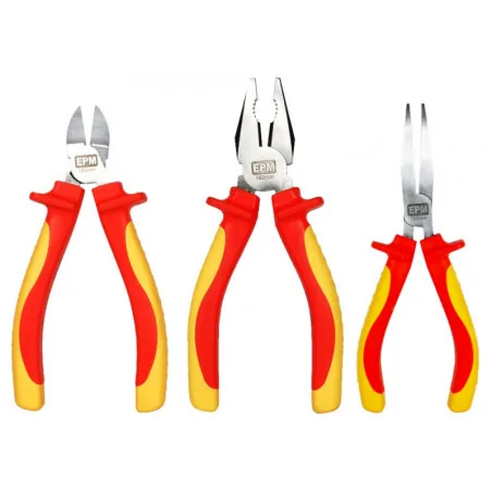 ZESTAW SZCZYPIEC IZOLOWANYCH 3 SZTUKI 160MM CRV 