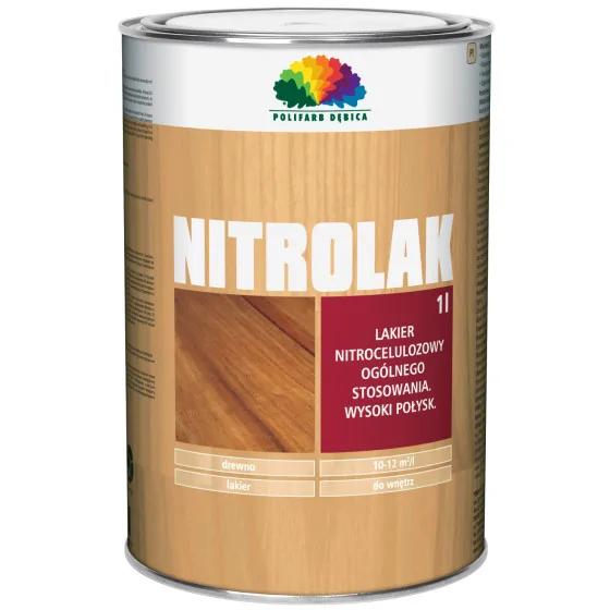 POLIFARB LAKIER NITROLAK BEZBARWNY 1L 