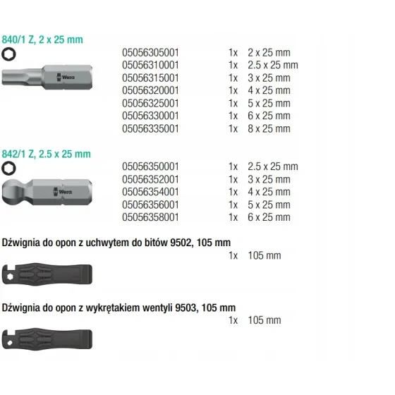 ZESTAW BITÓW BICYCLE SET 3, 41 CZĘŚĆ - 05004172001.