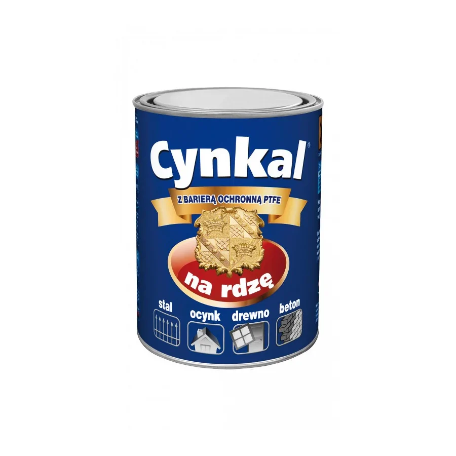 GRUNTOEMALIA AKRYLOWA CYNKAL 0,3L CZARNA 9005 