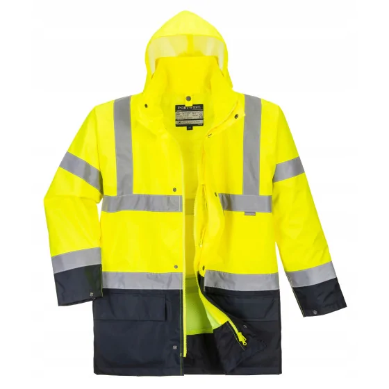 KURTKA OSTRZEGAWCZA OCIEPLANA S766YNR HI-VIS 5W1 XXL - S766YNRXXL.