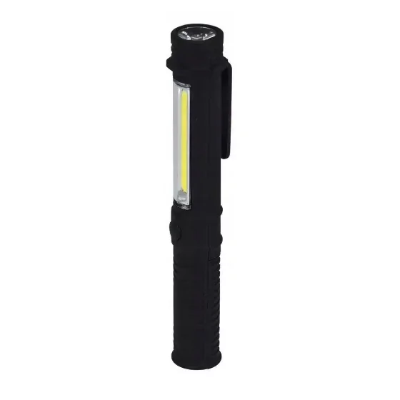 LATARKA 1.5W COB LED+1W PEN Z BATERIAMI - L1004.