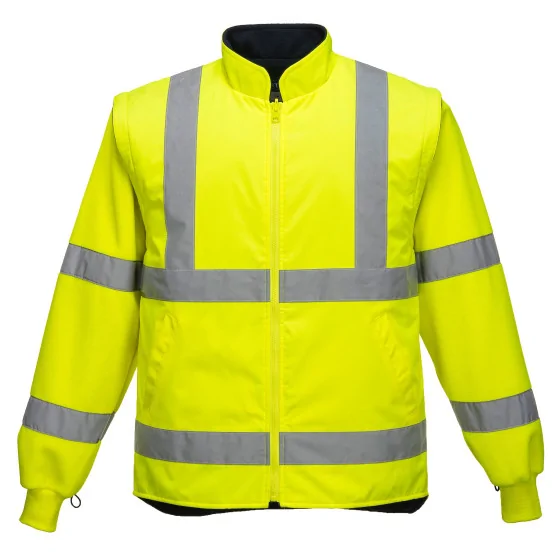 KURTKA OSTRZEGAWCZA OCIEPLANA S766YNR HI-VIS 5W1 L - S766YNRL.