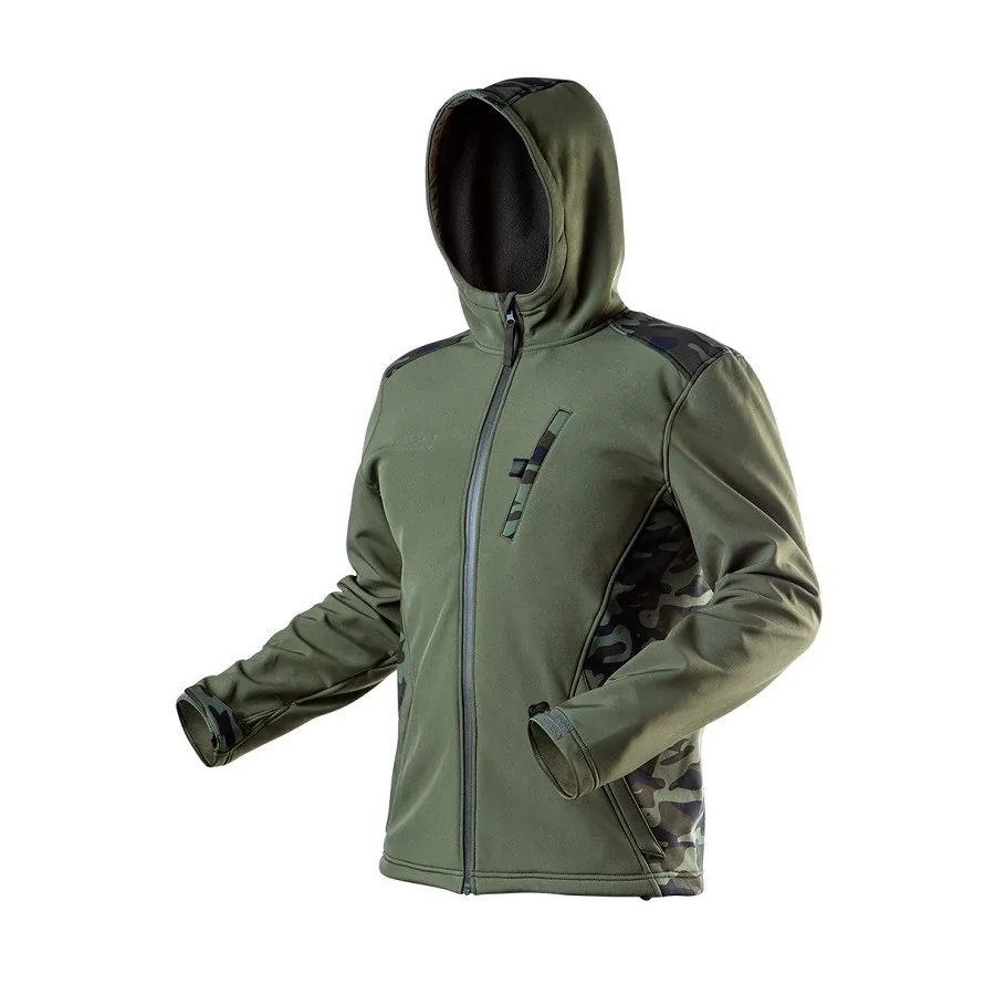 KURTKA SOFTSHELL CAMO XL 