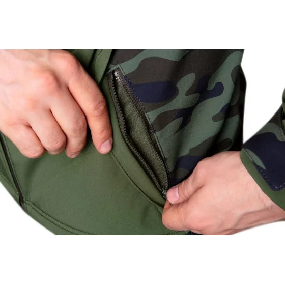 KURTKA SOFTSHELL CAMO XL 