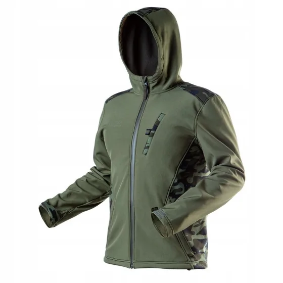 KURTKA SOFTSHELL CAMO XXL 