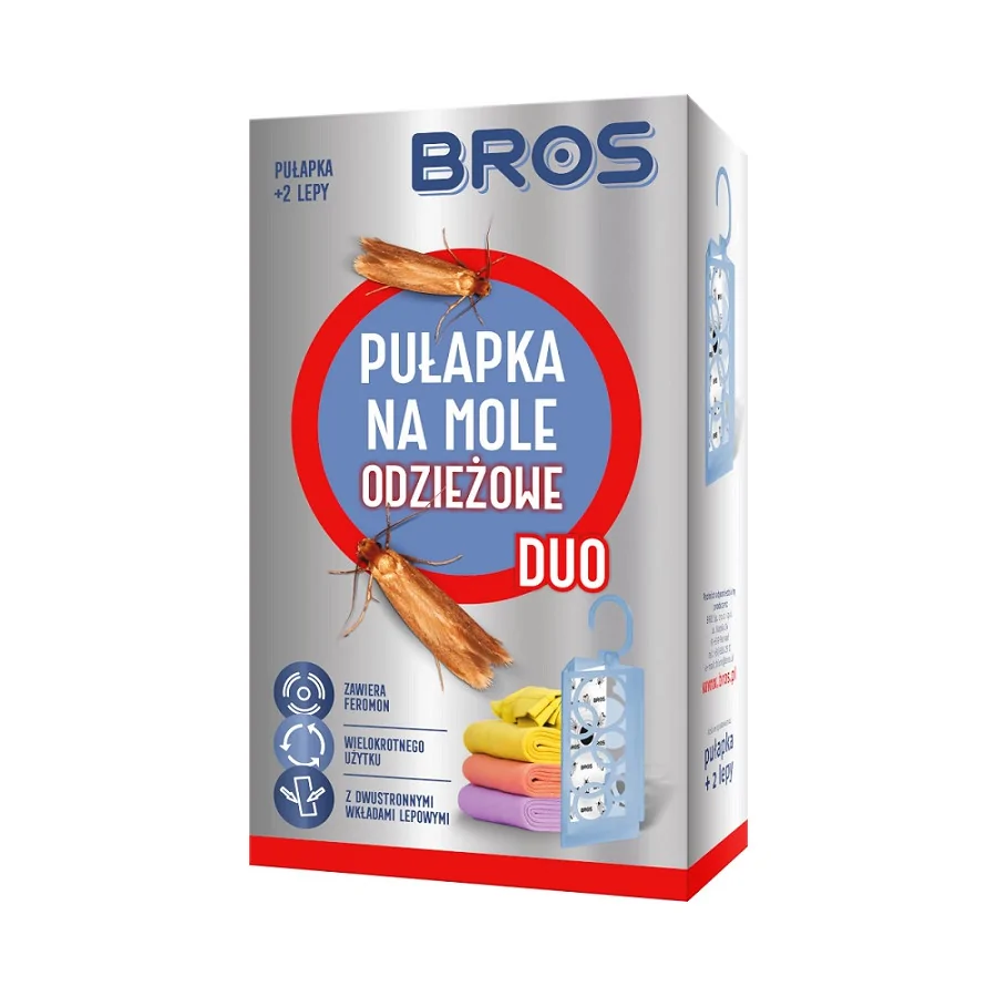 PUŁAPKA NA MOLE ODZIEŻOWE DUO + 2 WKŁADY 