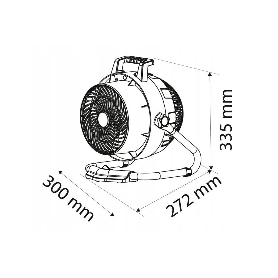 NAGRZEWNICA I WENTYLATOR 2400W, 2W1 DIGITAL - 90-071.