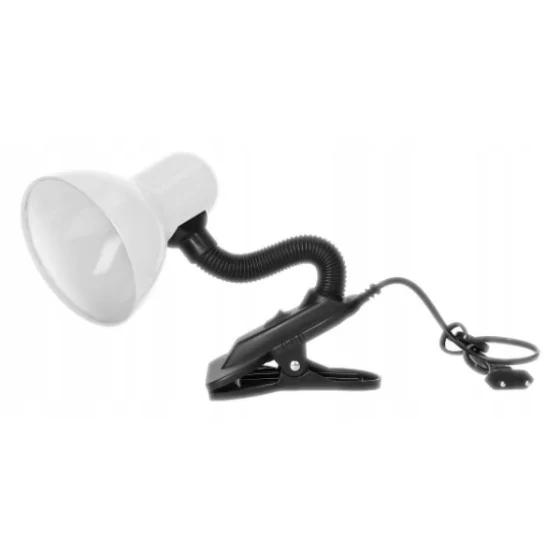 LAMPA BIURKOWA LATSA Z KLIPSEM, 40W, E27 - DL-3/W.