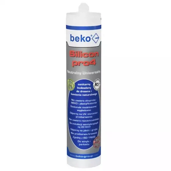 SILICON UNIVERSALNY 310ML SREBRNY ALUMINIUM PRO4. 