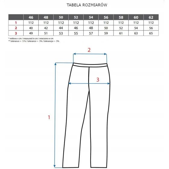 SPODNIE JEANS CXS NIMES 1 ROZMIAR 60 - BHP CX269821.