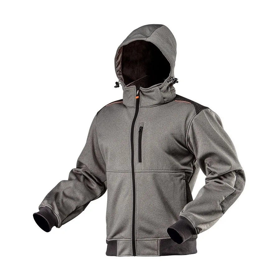 KURTKA SOFTSHELL Z KAPTUREM ODPINANYM, ROZMIAR S - 81-551-S.