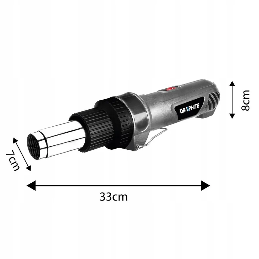 OPALARKA 2000W, ZAKRES TEMP. DO 550OC,2 BIEGI, UCHW.PROSTY - 59G523.