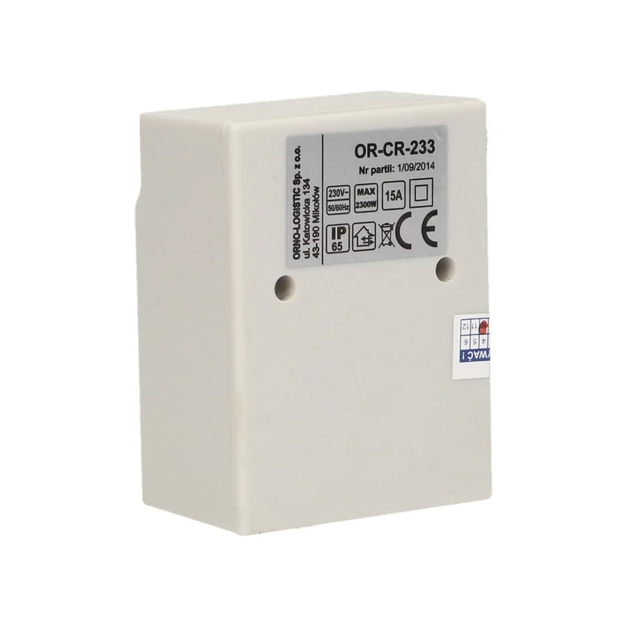 CZUJNIK ZMIERZCHOWY Z ZEWNĘTRZNĄ SONDĄ, IP65 2300W - OR-CR-233.