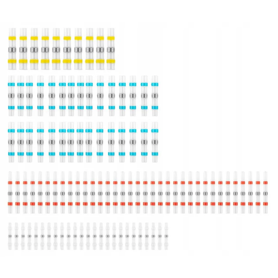 ZESTAW RUREK TERMOKURCZLIWYCH SAMOLUTUJĄCYCH 100SZT. - 11-969.