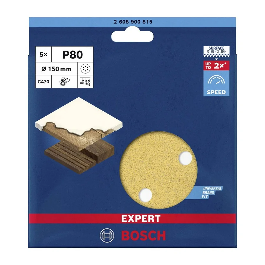 KRĄŻKI ŚCIERNE EXPERT EXC470 D150 G80 5PC. 