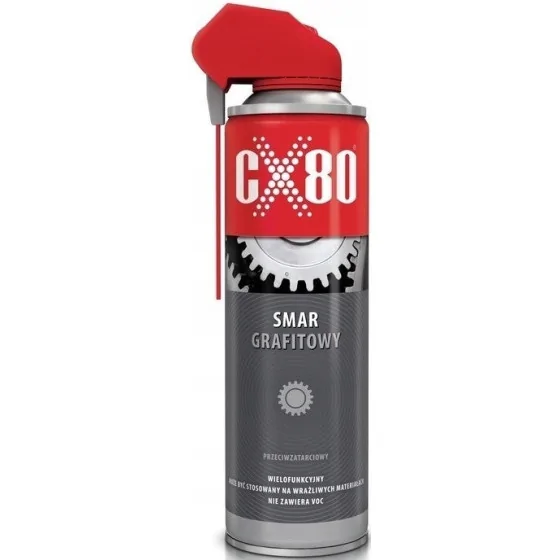 SMAR GRAFITOWY PRZECIWZATARCIOWY DUO SPRAY 500G - 315.