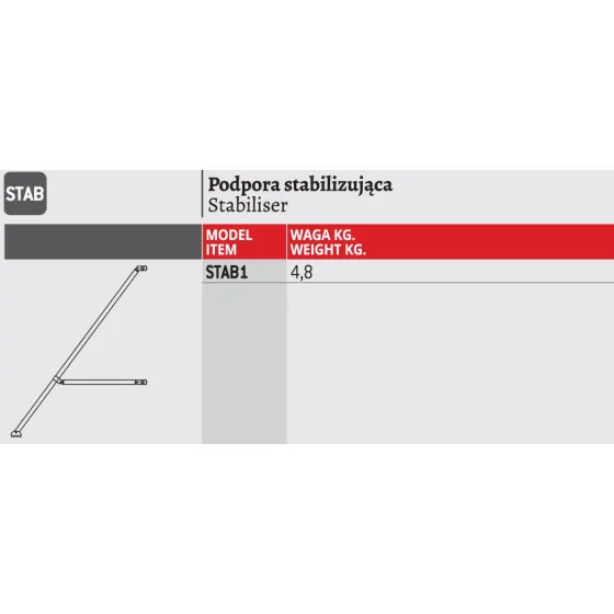 STABILIZATOR RUSZTOWANIA COMPACT 