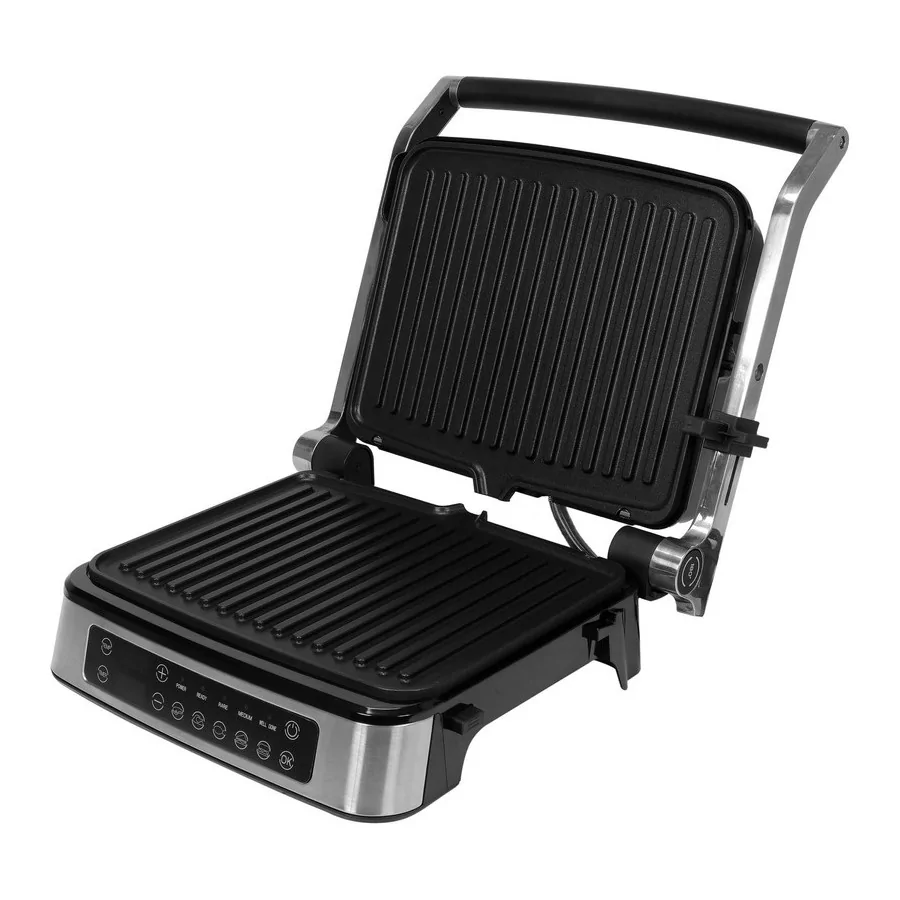 GRILL ELEKTRYCZNY STOŁOWY 2000W,PANEL LED 29*23CM 