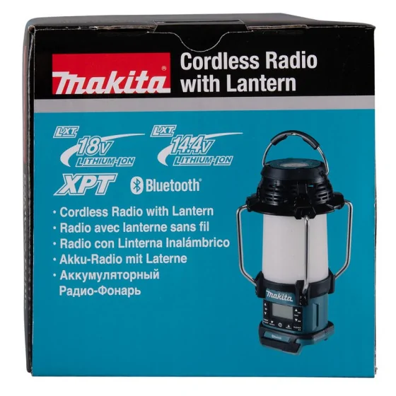 ODBIORNIK RADIOWY Z LAMPĄ I LATARKĄ 18V FM BLUETOOTH USB - DMR057.