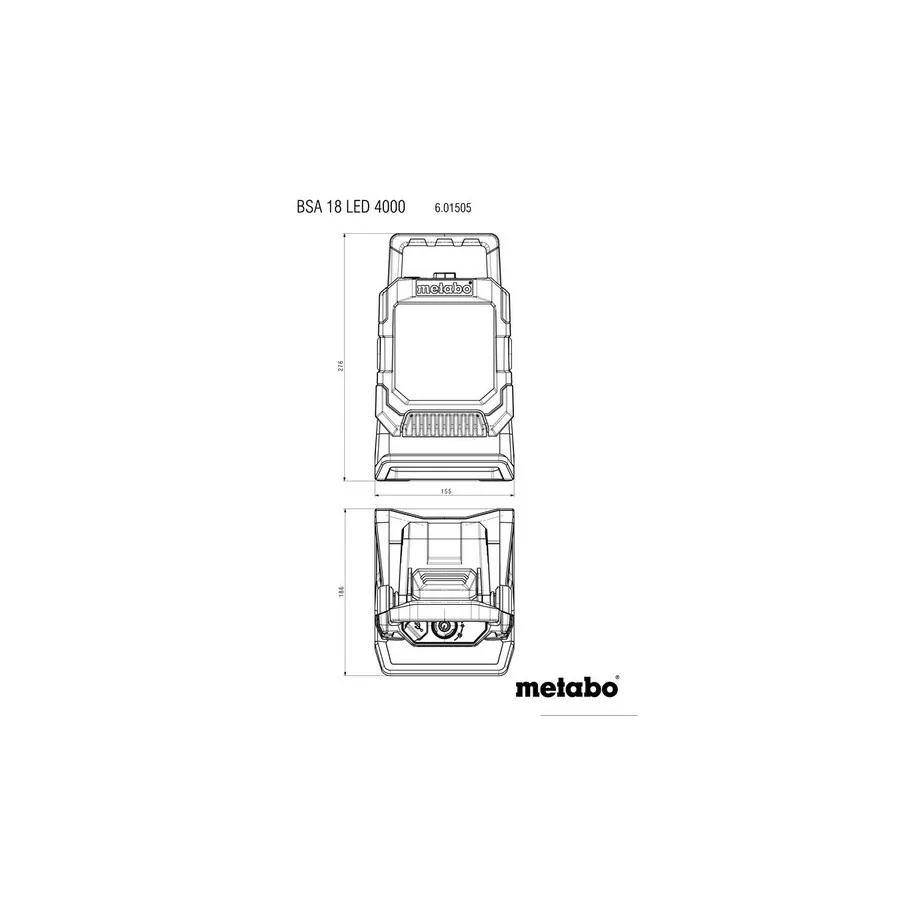 LAMPA BUDOWLANA BSA 18 LED 4000 - 601505850.