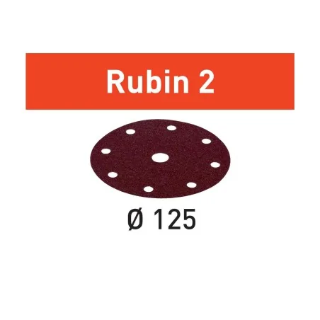 KRĄŻKI ŚCIERNE RUBIN2 STF D125/8 P80 RU2/10 