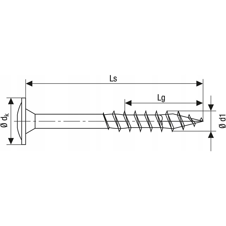 WKRĘT TALERZOWY (50) 8*280MM TX WIROX SPAX - 0251010802805.