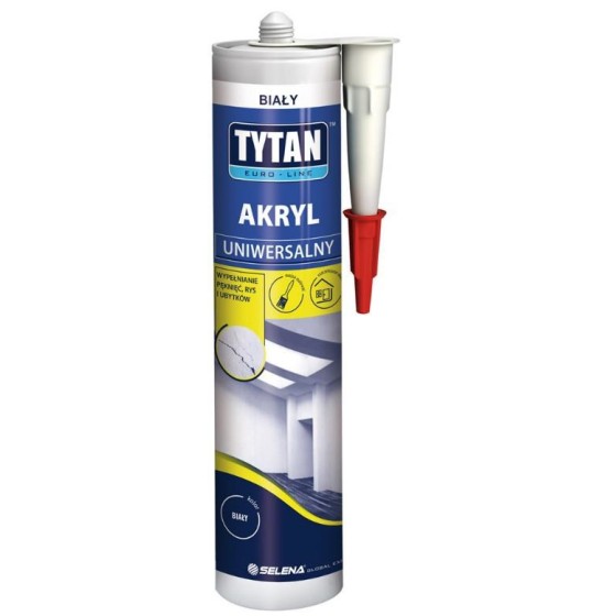 AKRYL EURO-LINE 280ML BIAŁY 