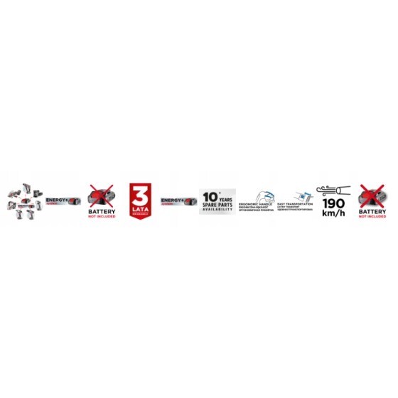 DMUCHAWA DO LIŚCI AKUMULATOROWA ENERGY+ 18V LI-ION - 58G031.