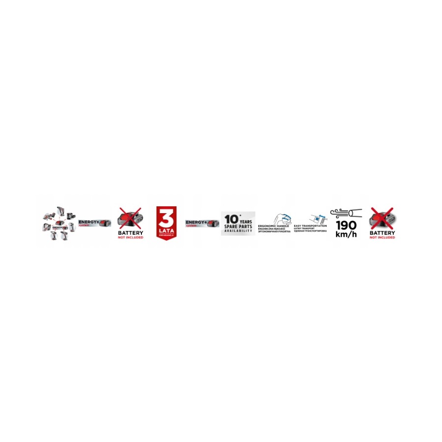 DMUCHAWA DO LIŚCI AKUMULATOROWA ENERGY+ 18V LI-ION - 58G031.