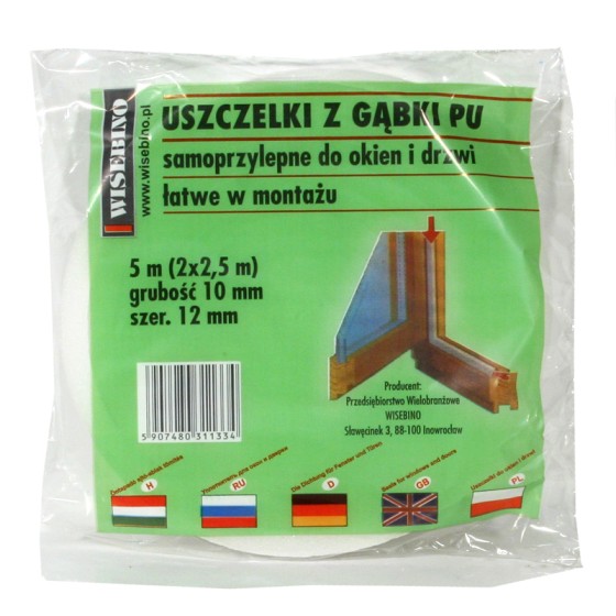 USZCZELKA GĄBKA 10*10MM 5M 