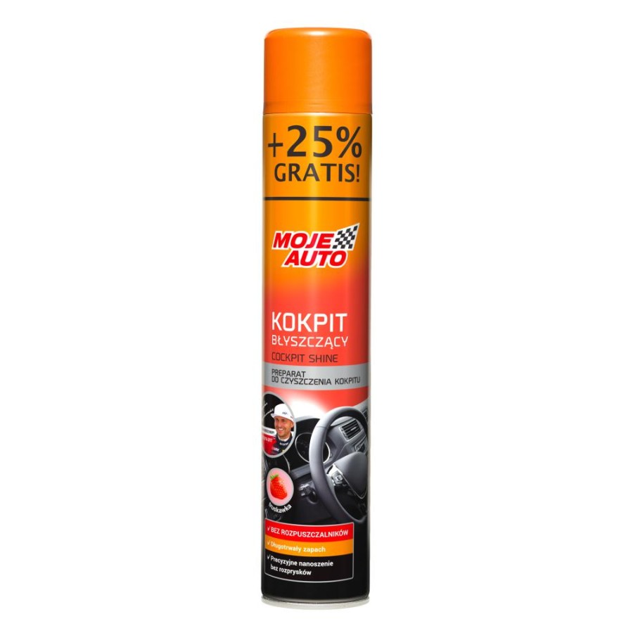 KOKPIT BŁYSZCZĄCY TRUSKAWKA 600ML 