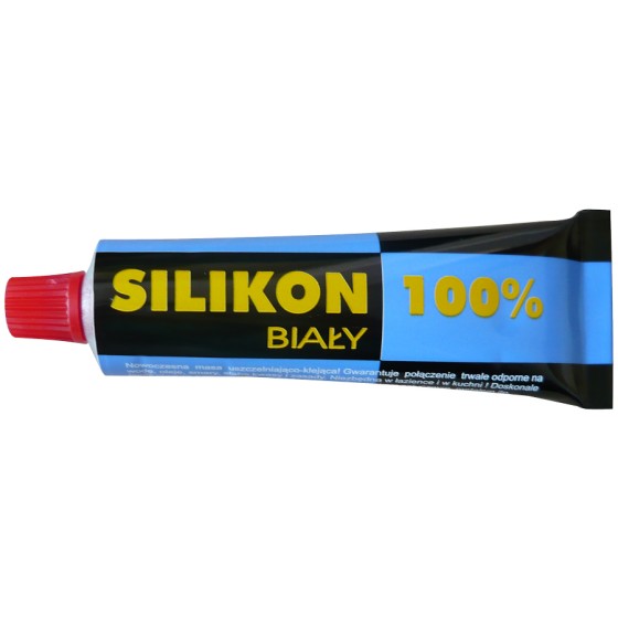 SILIKON 100% - 60G BIAŁY 