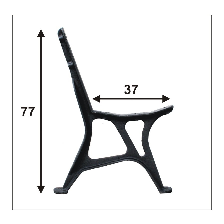 NOGA DO ŁAWKI MIEJSKA NR2, 5 DESEK 