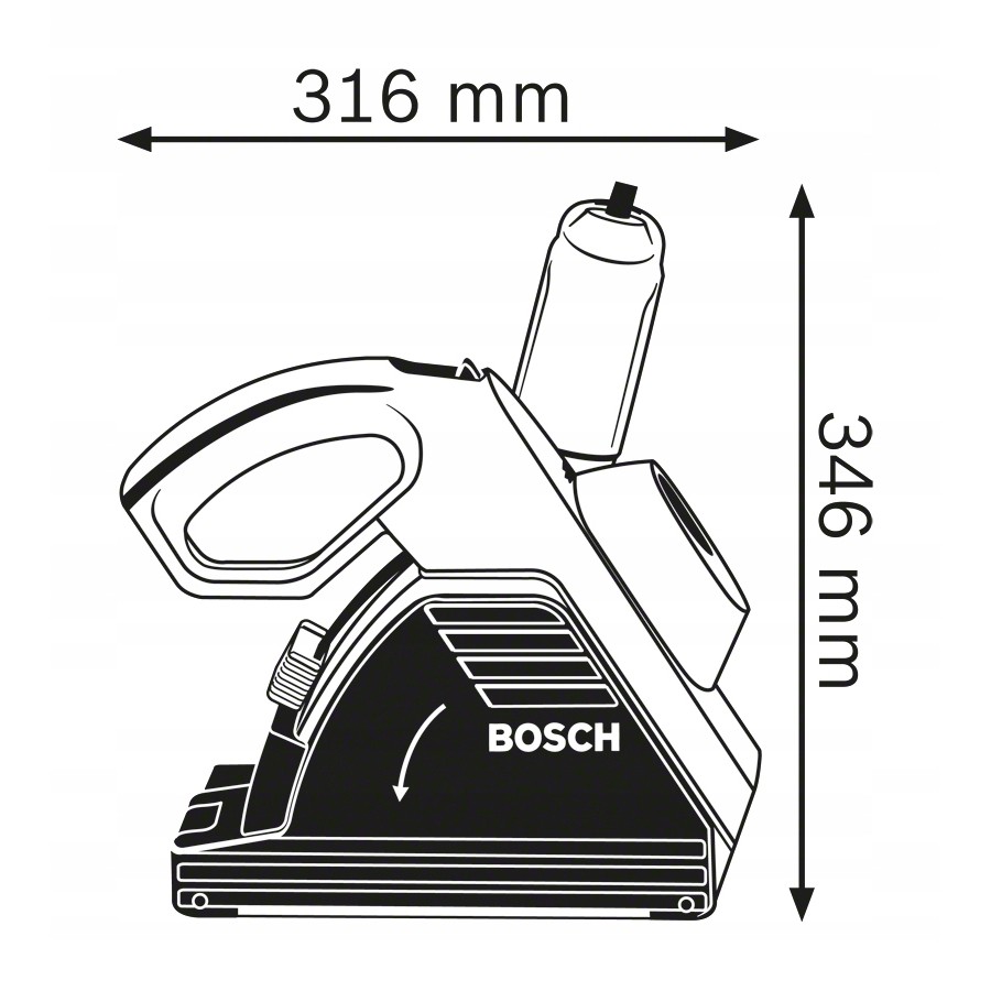 BRUZDOWNICA GNF35CA 1400W 35MM - 0601621708.