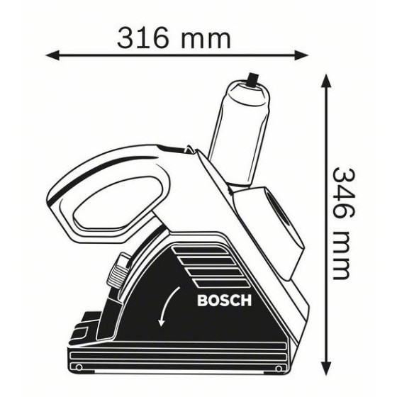 BRUZDOWNICA GNF35CA 1400W 35MM - 0601621708.